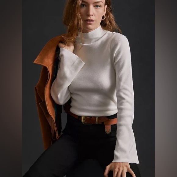 Anthropologie Sweaters - The Arlowe Bell-Sleeve Sweater by Maeve